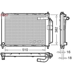 Condenseur, climatisation DENSO DRM46101