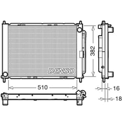 Radiateur moteur DENSO DRM23104