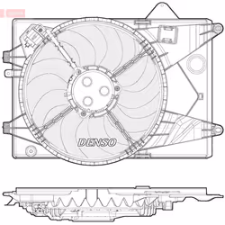 Ventilateur, refroidissement moteur DENSO DER15001