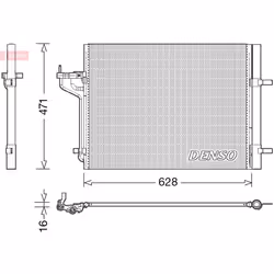 Condenseur, climatisation DENSO DCN10029
