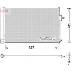 Condenseur, climatisation DENSO DCN15001