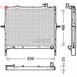 Radiateur, refroidissement moteur DENSO DRM43001