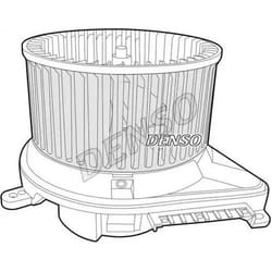 DENSO DEA17031 Pulseur d'Air pour véhicules avec direction à gauche sans résistance MERCEDES-BENZ: Sprinter 3-T Camion plate-forme/Châssis