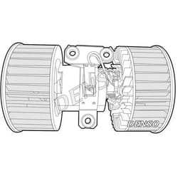 DENSO DEA05002 Pulseur d'Air pour véhicules avec direction à gauche sans résistance BMW: X5, 5 Berline, 5 Touring