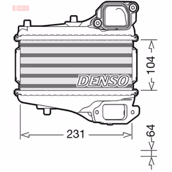 Intercooler DENSO DIT40001
