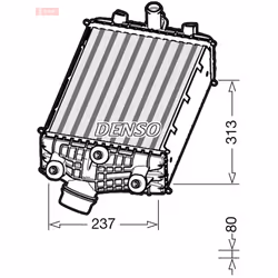 Intercooler DENSO DIT28001