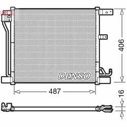 Condenseur, climatisation DENSO DCN46018