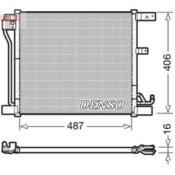 Condenseur, climatisation DENSO DCN46018