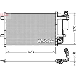 Condenseur, climatisation DENSO DCN44007