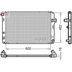 Radiateur moteur DENSO DRM50089