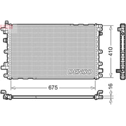 Radiateur moteur DENSO DRM20113