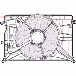 Ventilateur, refroidissement moteur DENSO DER09073