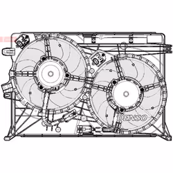 Ventilateur, refroidissement moteur DENSO DER09075