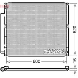 Condenseur, climatisation DENSO DCN50051