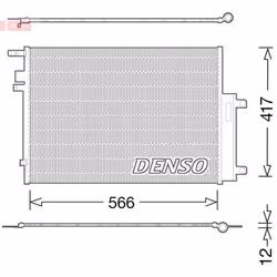 Condenseur, climatisation DENSO DCN06017
