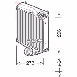 Intercooler DENSO DIT28022 - Vue supplémentaire 3