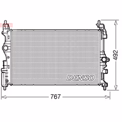 Radiateur, refroidissement moteur DENSO DRM20019