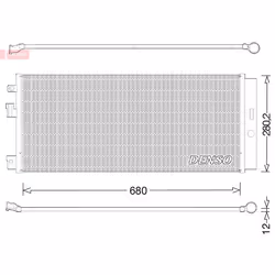 Condenseur, climatisation DENSO DCN20023