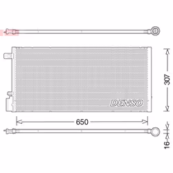 Condenseur, climatisation DENSO DCN15005
