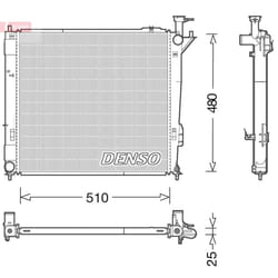 Radiateur moteur DENSO DRM41015
