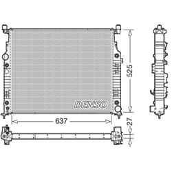 Radiateur, refroidissement moteur DENSO DRM17056