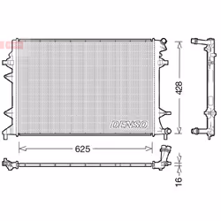 Radiateur, refroidissement moteur DENSO DRM32047