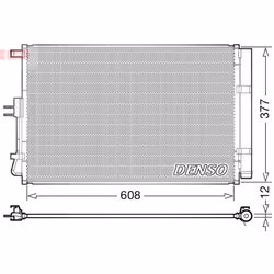 Condenseur, climatisation DENSO DCN43003