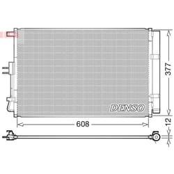 Condenseur, climatisation DENSO DCN43003