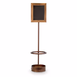 Securit WB-WR-1, 110 x 450 mm, Mélamine, Métal, Résine, Bois, Noir, Marron, Bois