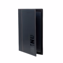 Securit MC-TRA5-BL A4 Cuir, Plastique PU, Plastique Noir 1 pièce(s)