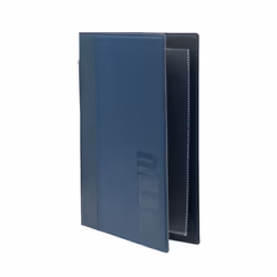 Securit MC-TRA5-BU A5 Cuir, Plastique PU, Plastique Bleu 1 pièce(s)