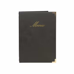 Securit MC-CRA5-BL, A5, Métal, Plastique PU, Noir, Mat, Vernis, Plastique, Angles arrondis