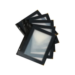 Securit MC-WIA5-BL A5 Métal, Plastique Noir, Transparent 5 pièce(s)