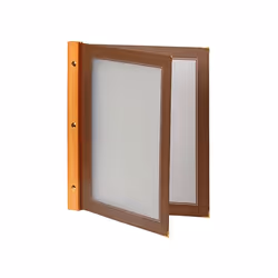 Securit MC-WRA4-BR A4 Métal, Plastique, Bois Marron