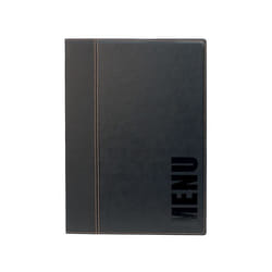 Securit MC-TRA4-BL A4 Cuir, Plastique PU, Plastique Noir 1 pièce(s)