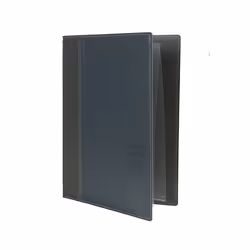 Securit MC-TRA4-BU A4 Plastique PU, Plastique Noir, Bleu 1 pièce(s)