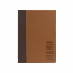 Securit MC-TRA4-LB, A4, Cuir, Plastique PU, Plastique, Marron, Mat, Vernis, Plastique, Angles arrondis