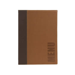 Securit MC-TRA4-LB A4 Cuir, Plastique PU, Plastique Marron 1 pièce(s)