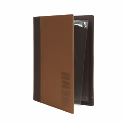 Securit MC-TRA4-LB A4 Cuir, Plastique PU, Plastique Marron 1 pièce(s)