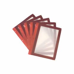 Securit MC-WIA4-WR, A4, Métal, Plastique, Rouge, Mat, Plastique, Angles arrondis