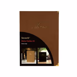 Securit MC-CRA5-BR A5 Métal, Plastique PU Marron 1 pièce(s)