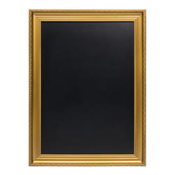 Securit WBC-G-85 tableau à craie et accessoires Or Mélamine, Métal, Résine, Bois