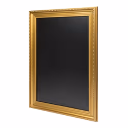 Securit WBC-G-105 tableau à craie et accessoires Or Mélamine, Métal, Résine, Bois