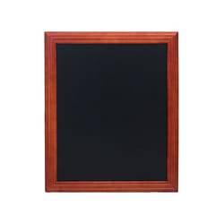 Securit WBU-M-50 tableau à craie et accessoires Acajou Mélamine, Métal, Résine, Bois