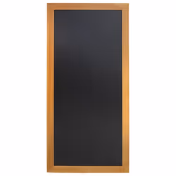 Pour une signalétique élégante et fonctionnelle L'ardoise murale longue finition teck est un tableau d'affichage en bois dur ...