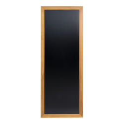 Securit WBL-TE-150 tableau à craie et accessoires Noir, Bois Mélamine, Métal, Résine, Bois