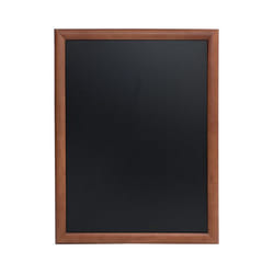 Securit WBU-DB-70 tableau à craie et accessoires Noir, Marron Mélamine, Métal, Résine, Bois