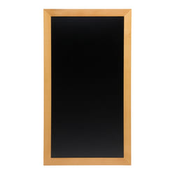 Securit WBL-TE-100 tableau à craie et accessoires Noir, Bois Mélamine, Métal, Résine, Bois