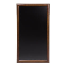 Securit WBL-DB-100 tableau à craie et accessoires Noir, Marron Mélamine, Métal, Résine, Bois