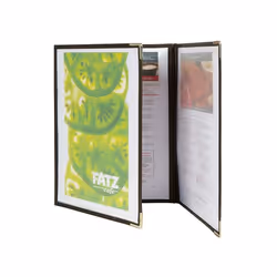 Securit MC3-CYA4-BR3, A4, Métal, Plastique, Marron, Mat, Plastique, Angles arrondis